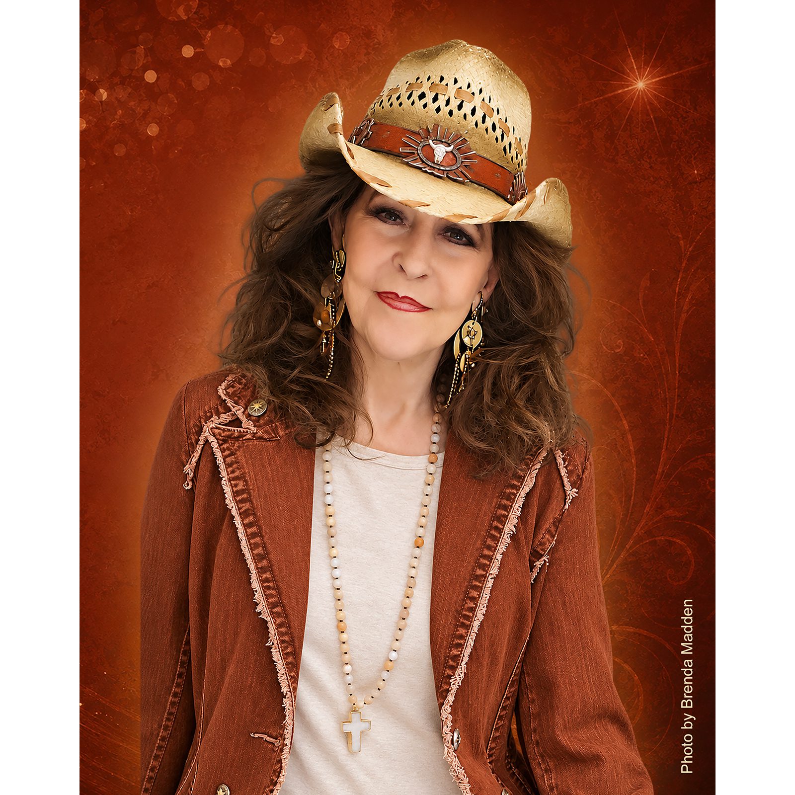 NEW Donna Fargo 8x10 in Rust-Colored Jacket