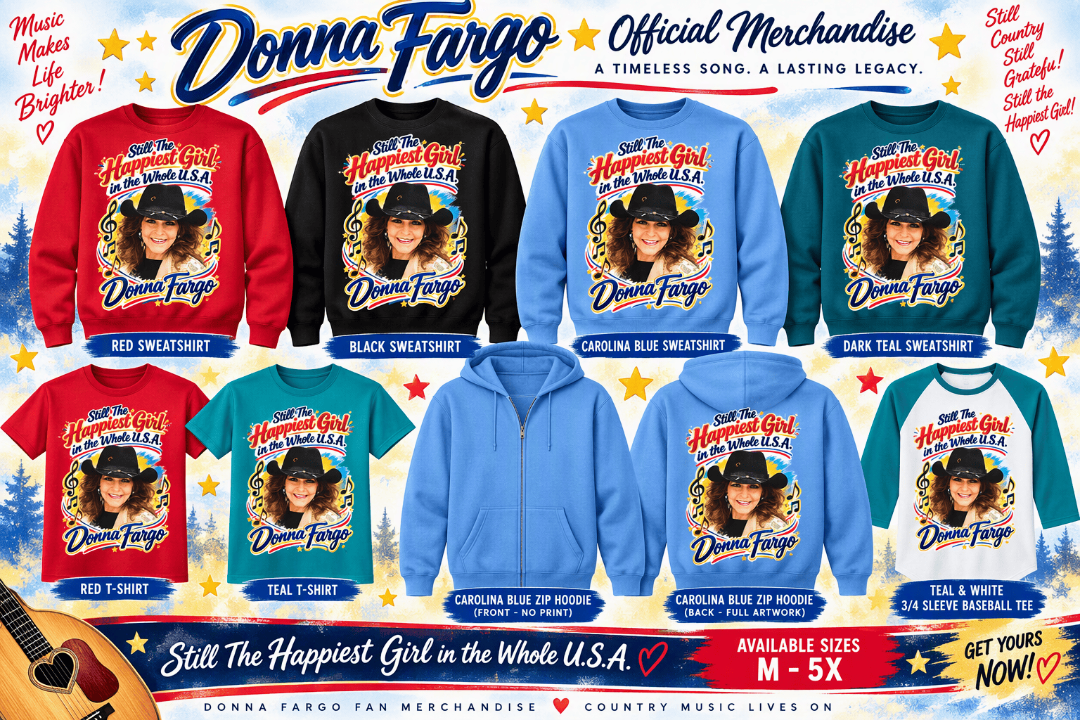 Still The Happiest Girl In The Whole U.S.A. (T-shirts & Sweats)